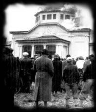 brennende Synagoge