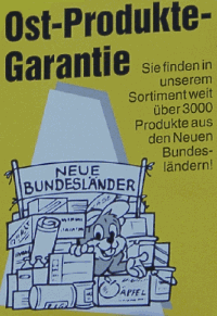 Werbung des ostdeutschen Konsum