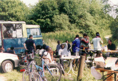 der medienbus in aktion
