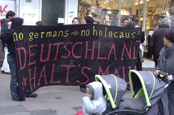 no germans - no holocaust --> deutschland halt's maul!