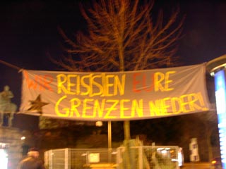 Transparent am Kaiserplatz