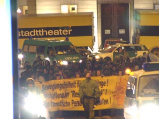 die Demo am Stadttheater