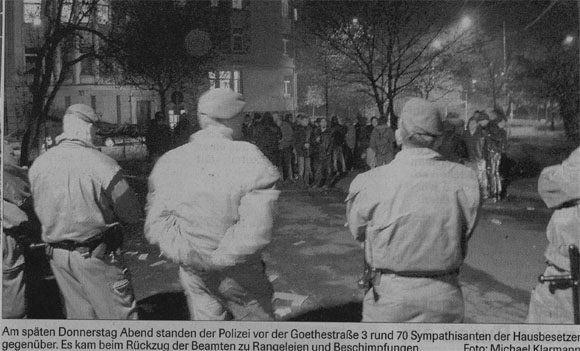 stillleben aus der besetzungsnacht