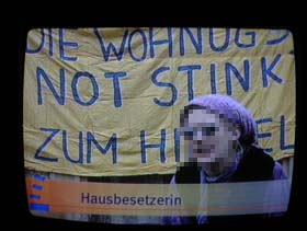 echte hausbesetzerin