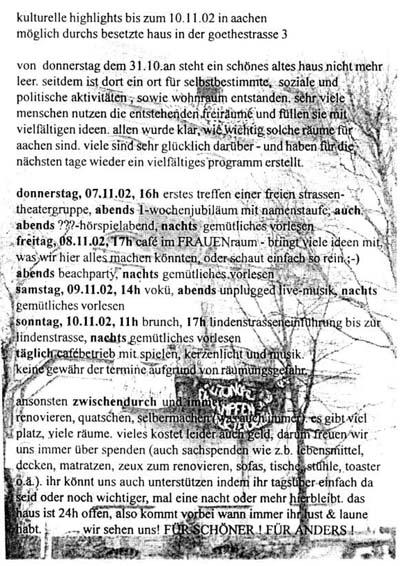 termine goethestrasse 3