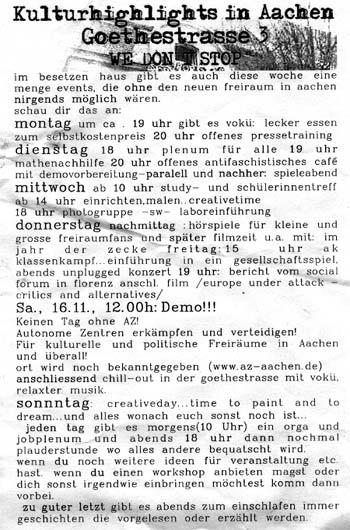 termine goethestrasse 3