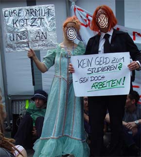 kleine bonzenparade...