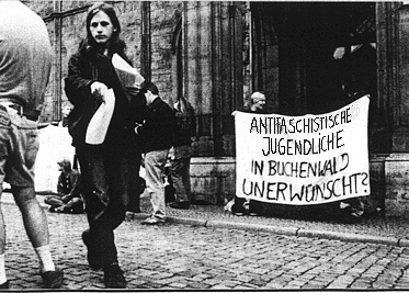 Bild: Antifaschistische Jugendliche in Buchenwald unerw&uuml;nscht?