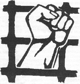 Bild: Faust schl&auml;gt durchs Gitter